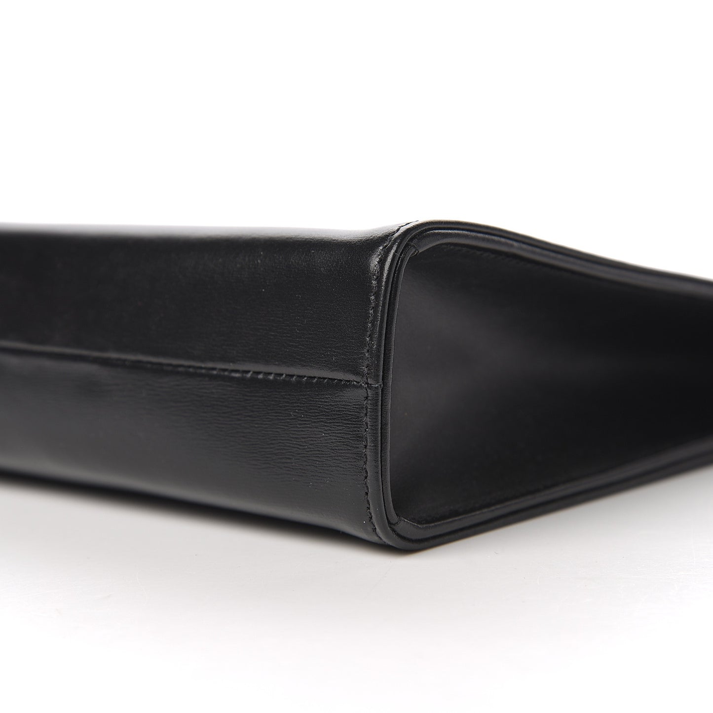Textured Calfskin Horsebit 1955 Zip Pouch Black