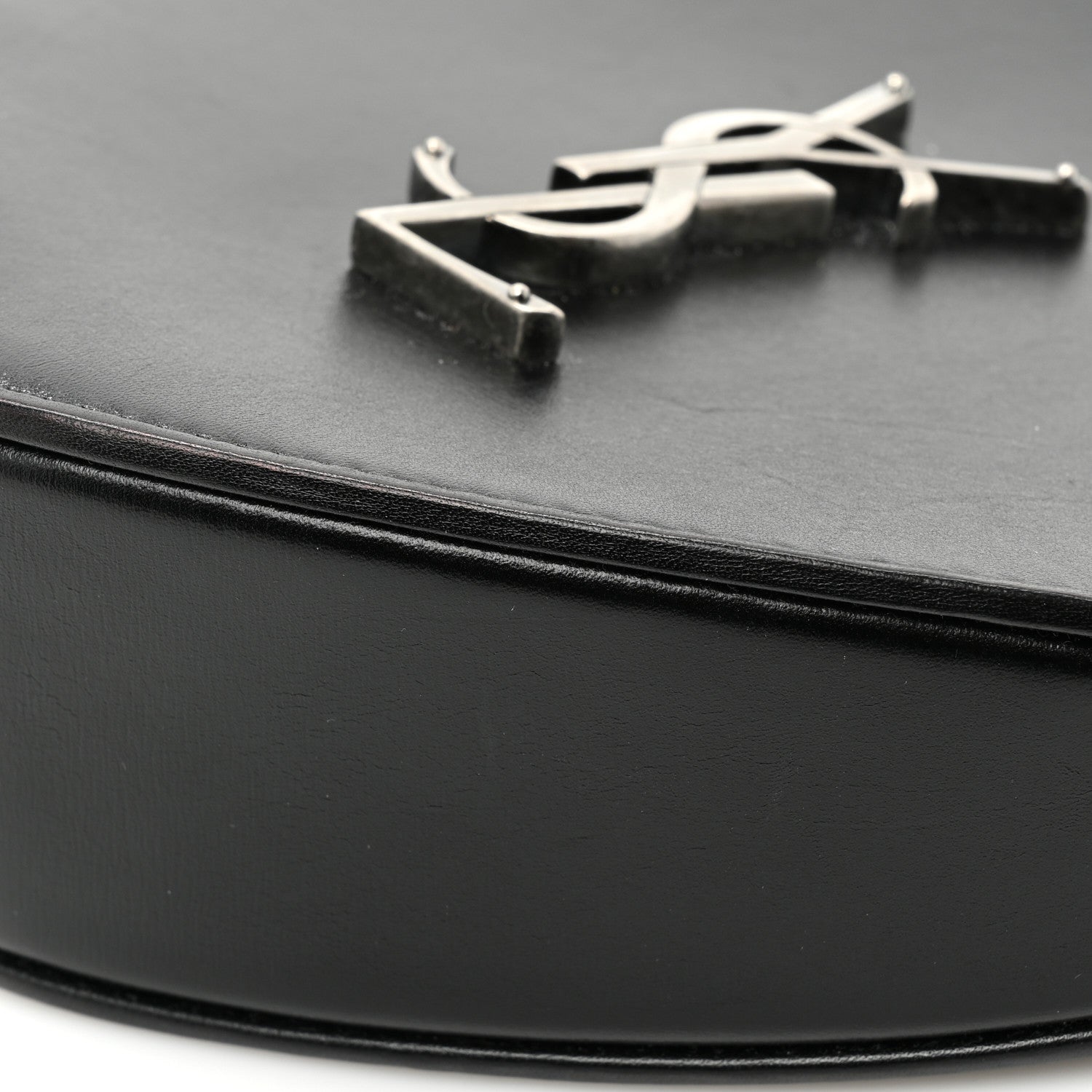 Saint Laurent Calfskin Small Monogram Love Shoulder Bag Black 12 of 17
