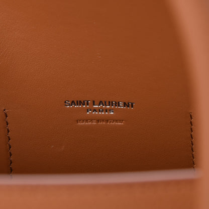Saint Laurent Grained Calfskin Small Sac de Jour Saddle Brown 7 of 8