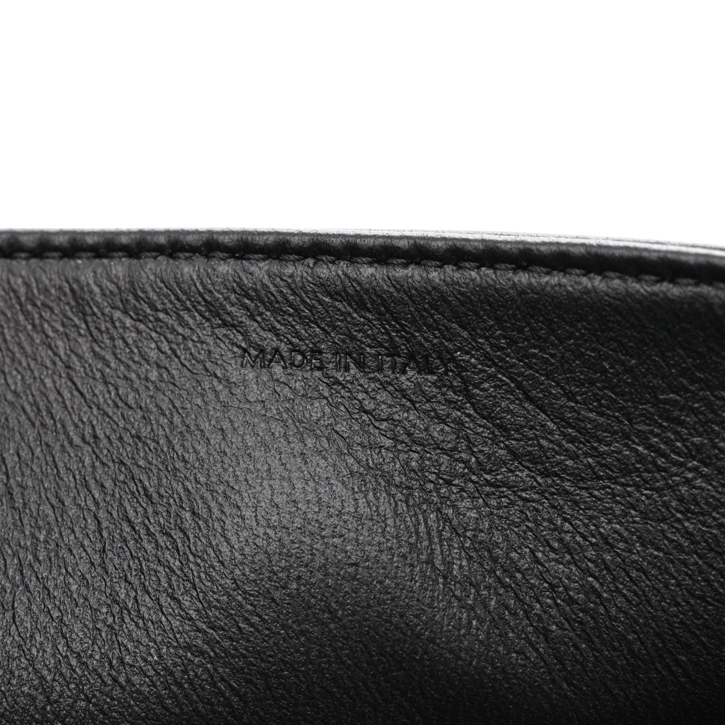 Smooth Calfskin Triangle Crossbody Bag Black