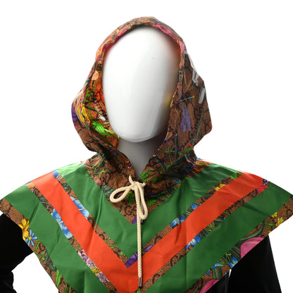 Gucci Polyamide Flora Monogram Rain Hood Green 2 of 6