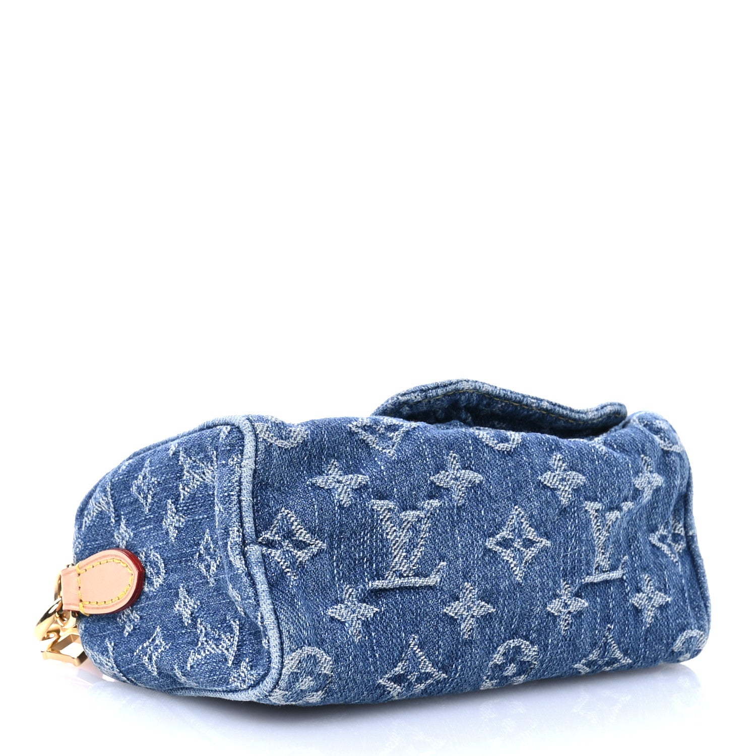 Louis Vuitton Monogram Denim Nano Speedy Blue 4 of 9
