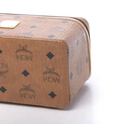 MCM Visetos Vanity Case Cognac 8 of 9