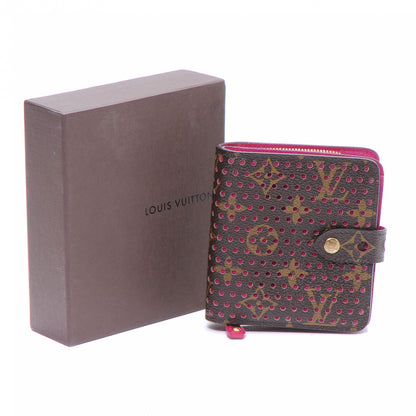 Louis Vuitton Monogram Perforated Compact Zipped Wallet Fuchsia 7 of 7