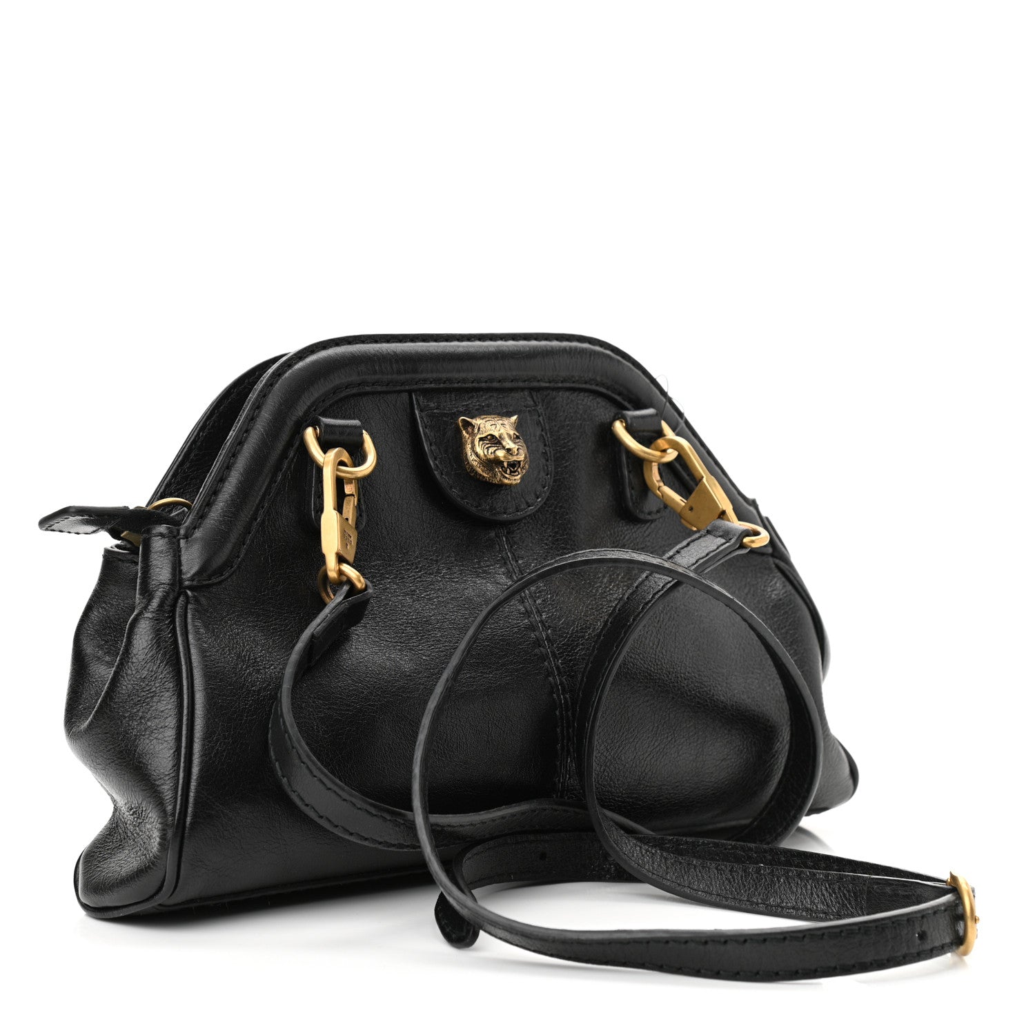Gucci Calfskin Small Re(Belle) Crossbody Bag Black 3 of 11