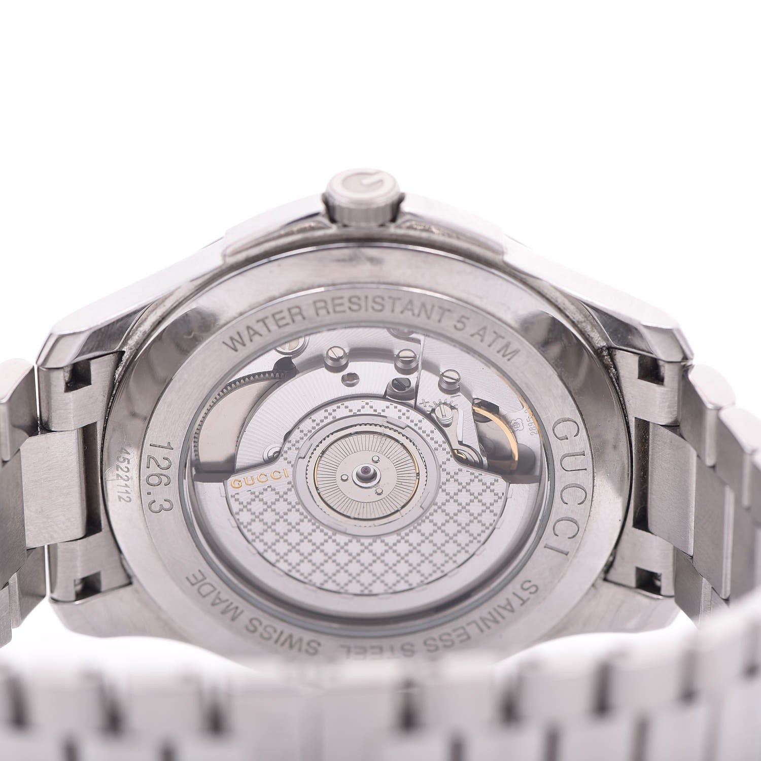 Gucci Stainless Steel 40mm G-Timeless Automatic Watch Black 5 of 6