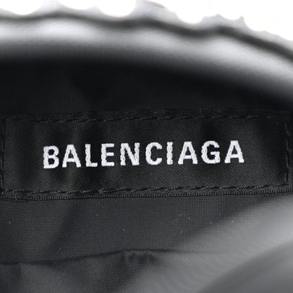 Balenciaga Recycled Casual Nylon Gamer Patches Mini Crossbody Backpack Black 6 of 10