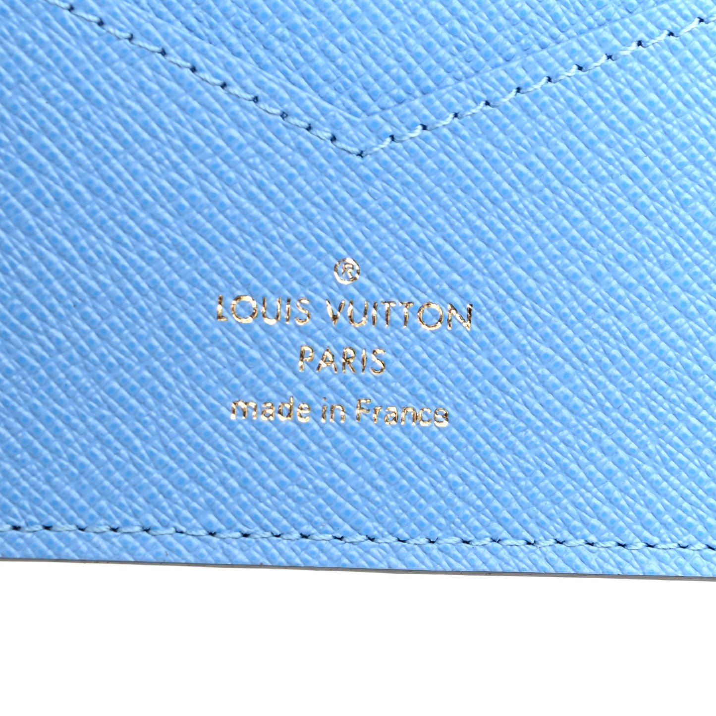 Monogram 2021 Christmas Animation China Passport Cover Myosotis Blue