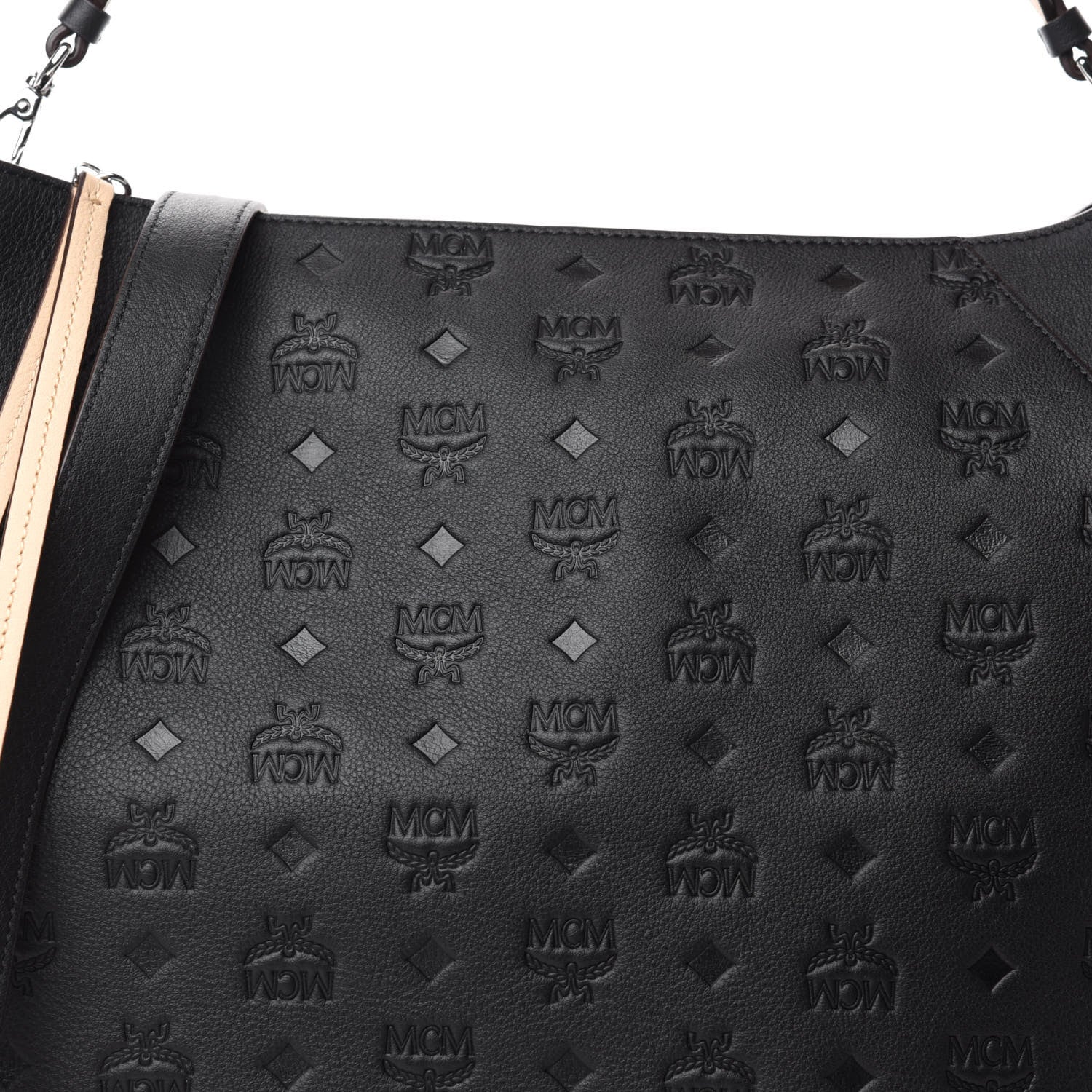 MCM Calfskin Ottomar Large Klara Hobo Black 11 of 11
