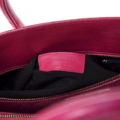 Saint Laurent Calfskin Sac De Jour Lipstick Fuchsia 12 of 14