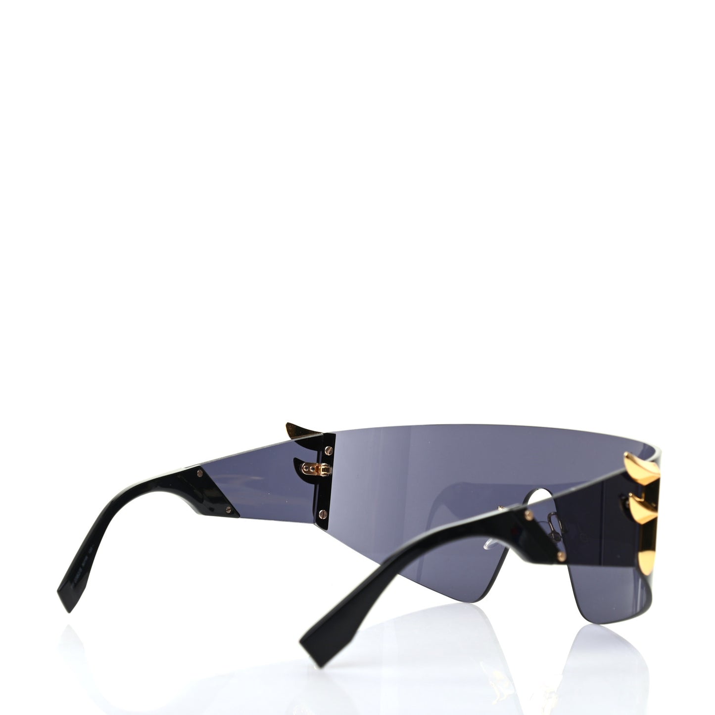 Mirrored FFreedom Shield Sunglasses FF 0382/S Black