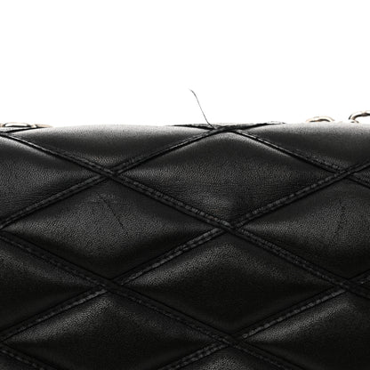 Louis Vuitton Lambskin Malletage GO-14 MM Black 14 of 16