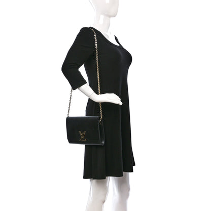 Louis Vuitton Calfskin Chain Louise GM NM Black 2 of 12