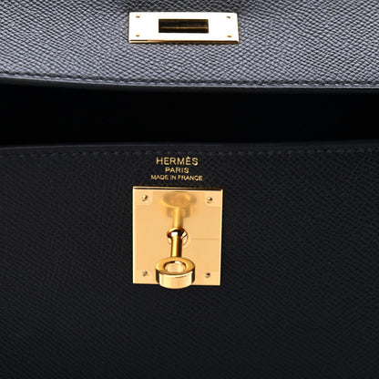 Hermes Epsom Kelly Sellier 28 Black 5 of 10