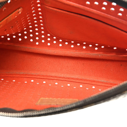 Louis Vuitton Monogram Perforated Pochette Accessories Bag Orange 5 of 8