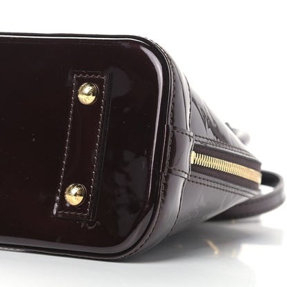 Louis Vuitton Vernis Alma BB Amarante 7 of 7