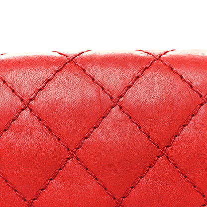 Chanel Calfskin Double Stitch New Medium Boy Flap Red 15 of 16