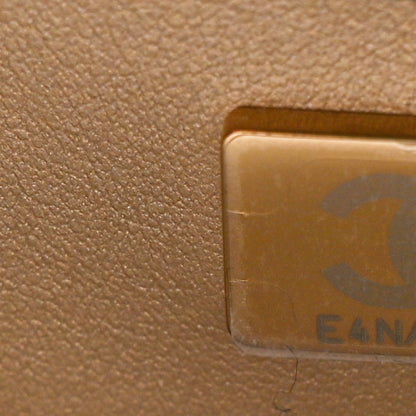 Chanel Lambskin Quilted Mini CC Crystal Logo Chain Flap Black 7 of 9