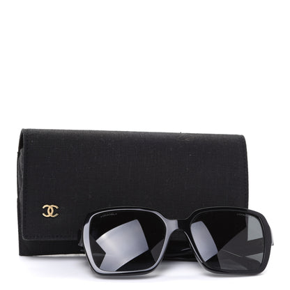 Chanel Acetate Square Sunglasses 5408 Black 8 of 8