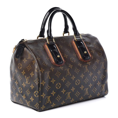 Louis Vuitton Monogram Mirage Speedy 30 Black 3 of 10
