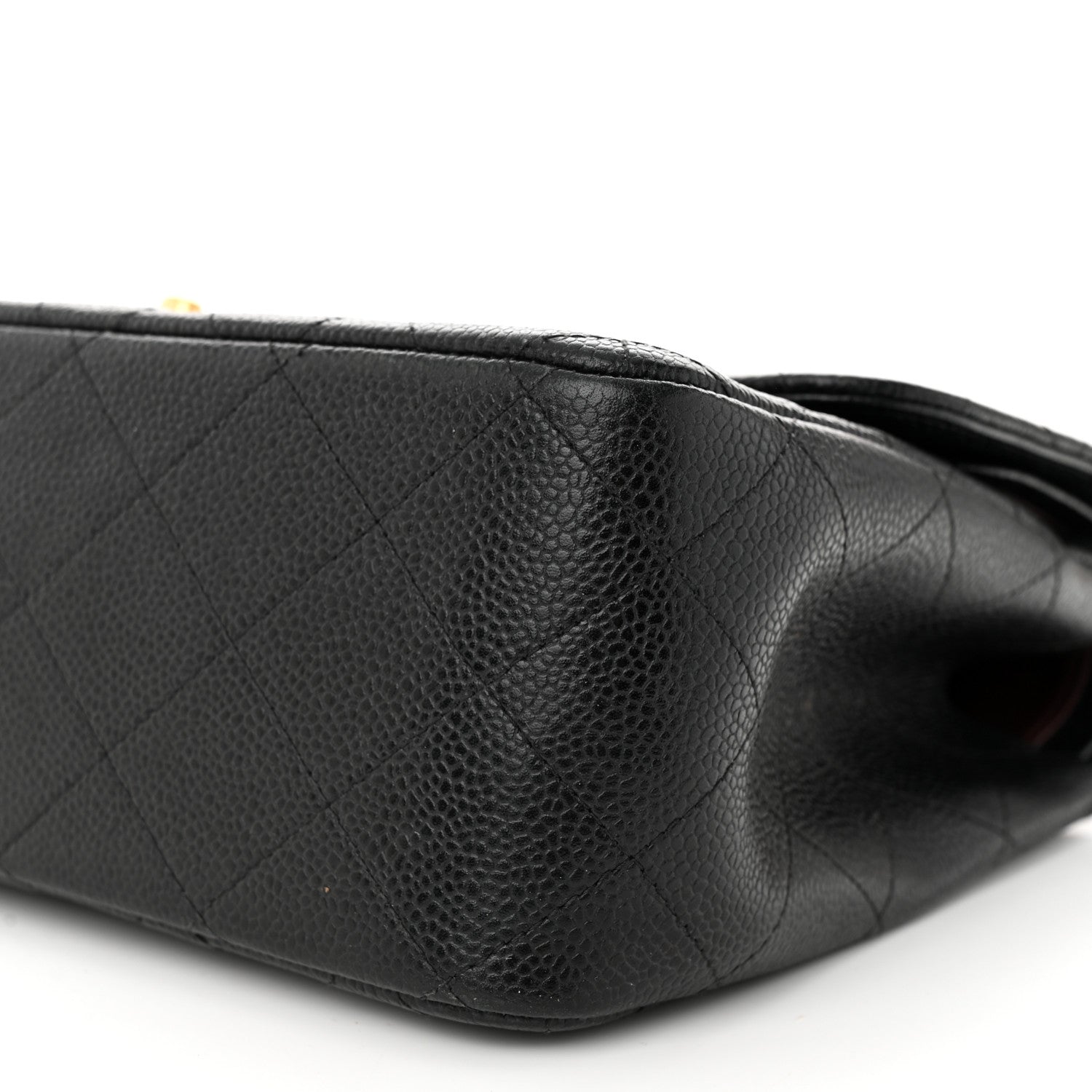 Chanel Caviar Quilted Jumbo Double Flap Black 10 of 12