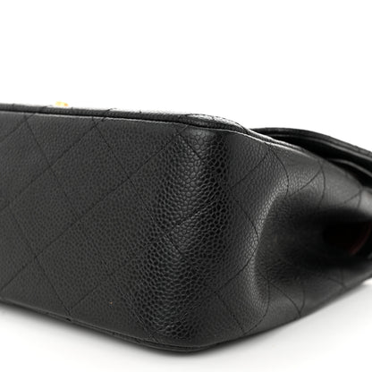 Chanel Caviar Quilted Jumbo Double Flap Black 10 of 12