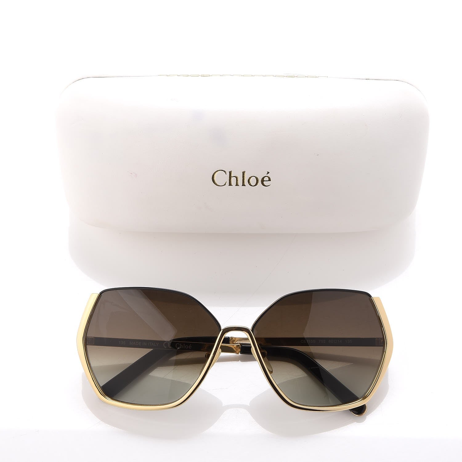 Chloe Danae Sunglasses CE115S Gold 8 of 8