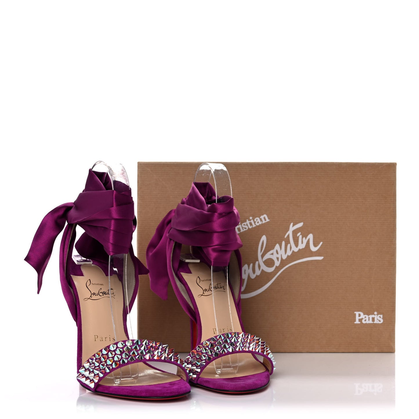 Crepe Satin Veau Velours Krystal Du Desert 100 Sandal 37 Version Ricelieu