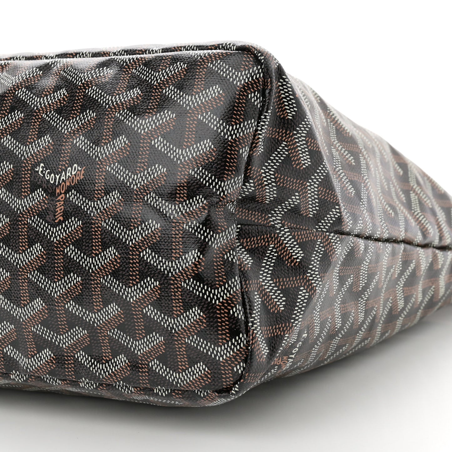 Goyardine Boheme Hobo Black Gold