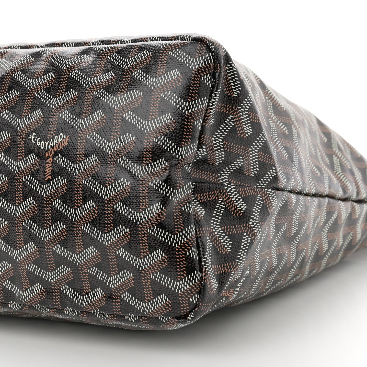 Goyard Goyardine Boheme Hobo Black Gold 10 of 11