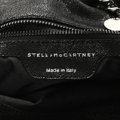 Stella McCartney Embellished Shaggy Deer Small Falabella Fold Over Tote Black 6 of 10