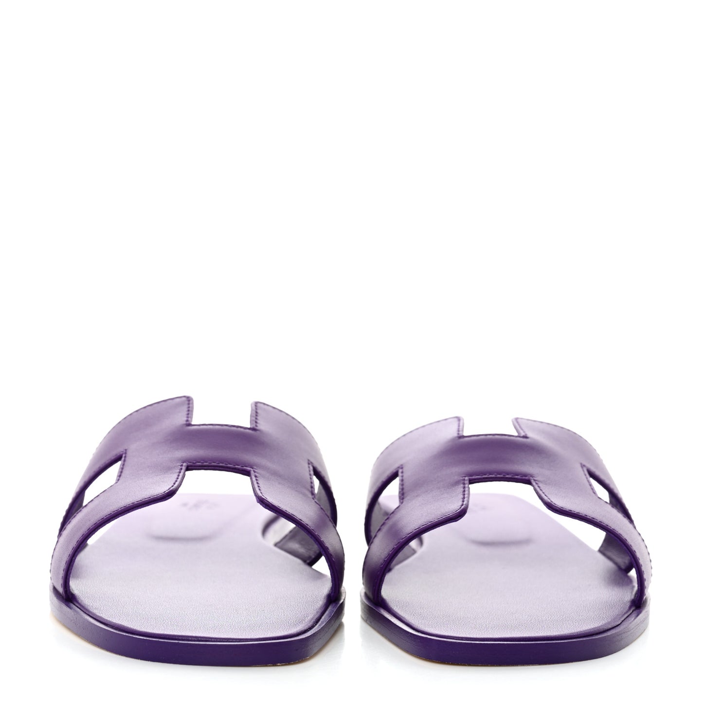 Calfskin Oran Sandals 40.5 Violet Majorette