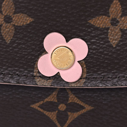 Louis Vuitton Monogram Bloom Flower Emilie Wallet 10 of 14