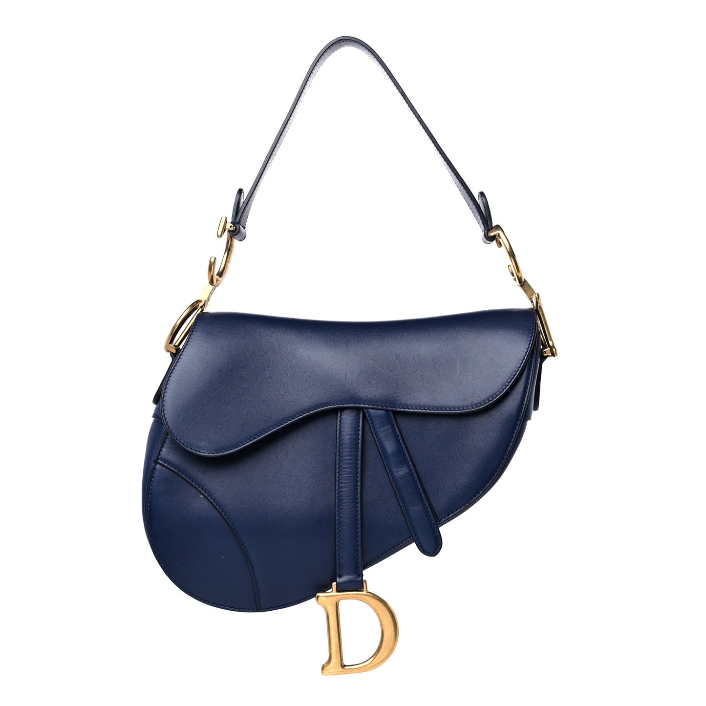 Calfskin Saddle Bag Blue