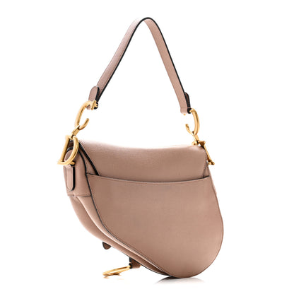 Christian Dior Grained Calfskin Saddle Bag Blush 3 of 11