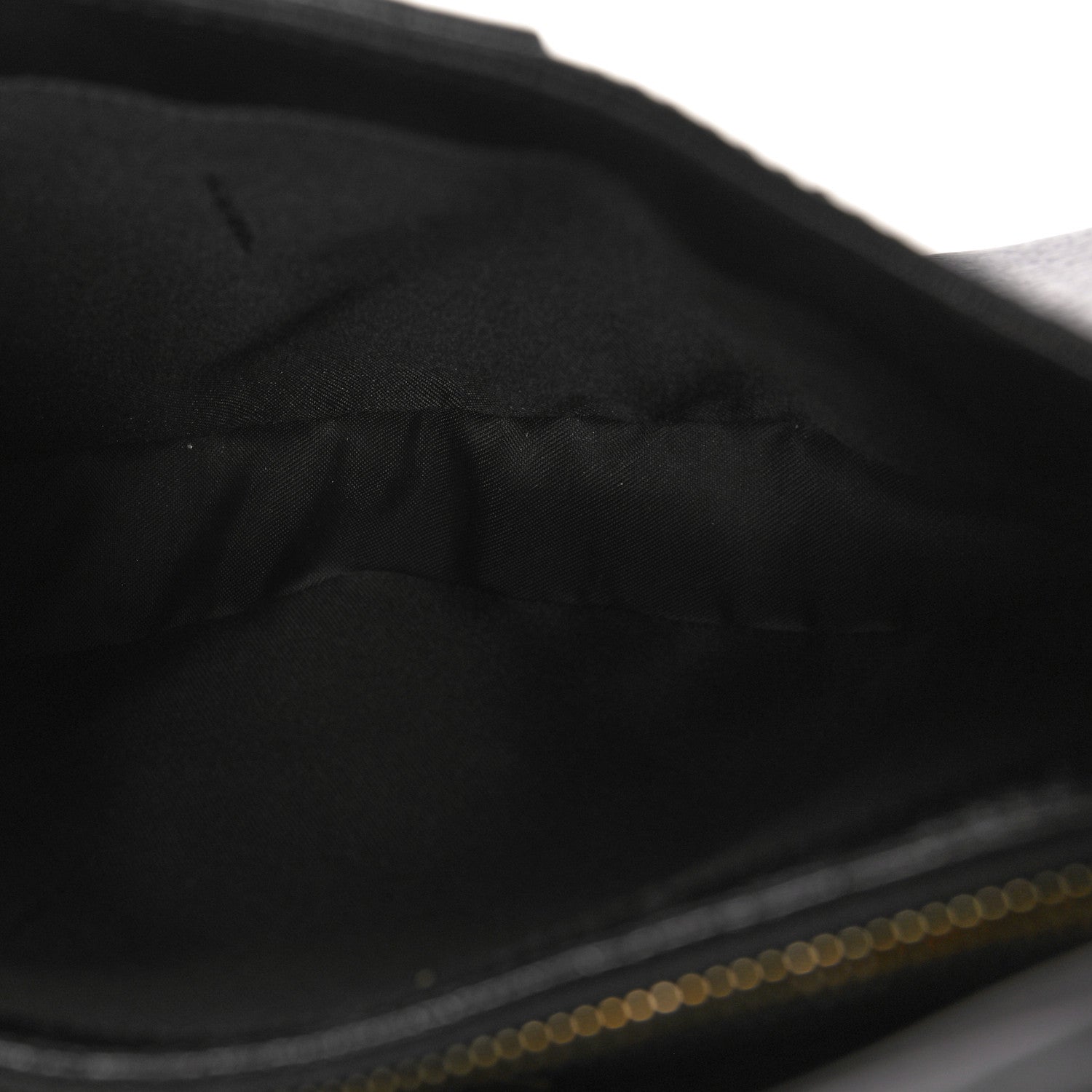 Fendi Patent Stamp Calfskin Shadow Shoulder Bag Black 5 of 11