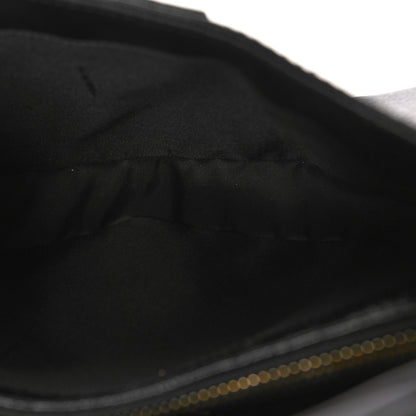 Fendi Patent Stamp Calfskin Shadow Shoulder Bag Black 5 of 11