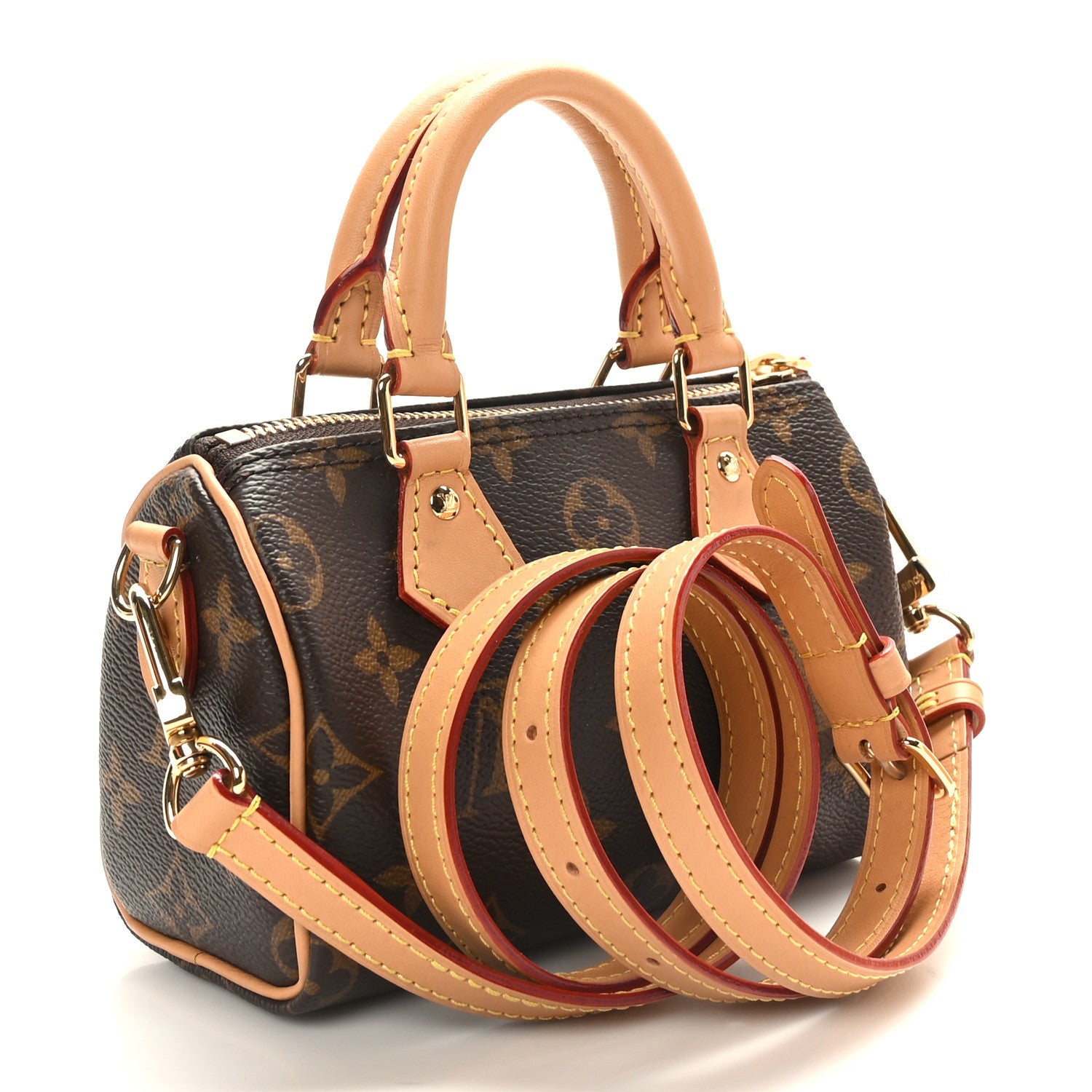 Louis Vuitton Monogram Nano Speedy Bandouliere 3 of 10