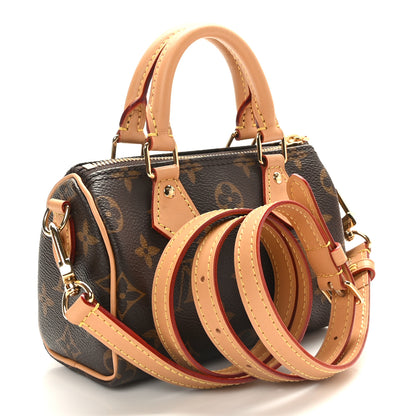 Louis Vuitton Monogram Nano Speedy Bandouliere 3 of 10