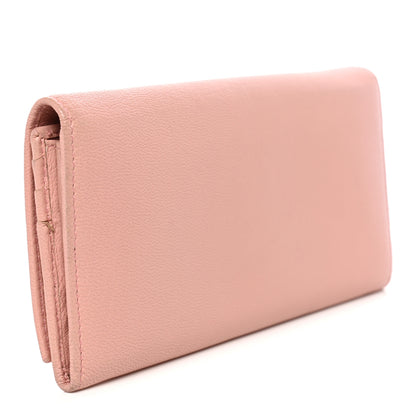 Saint Laurent Chevre Belle De Jour Continental Wallet Pink 3 of 7