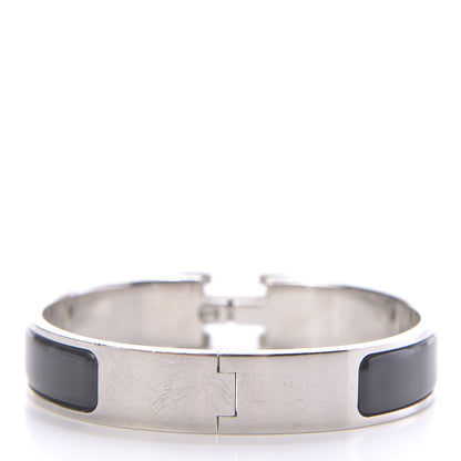 Hermes Enamel Narrow Clic Clac H Bracelet PM Black 3 of 6