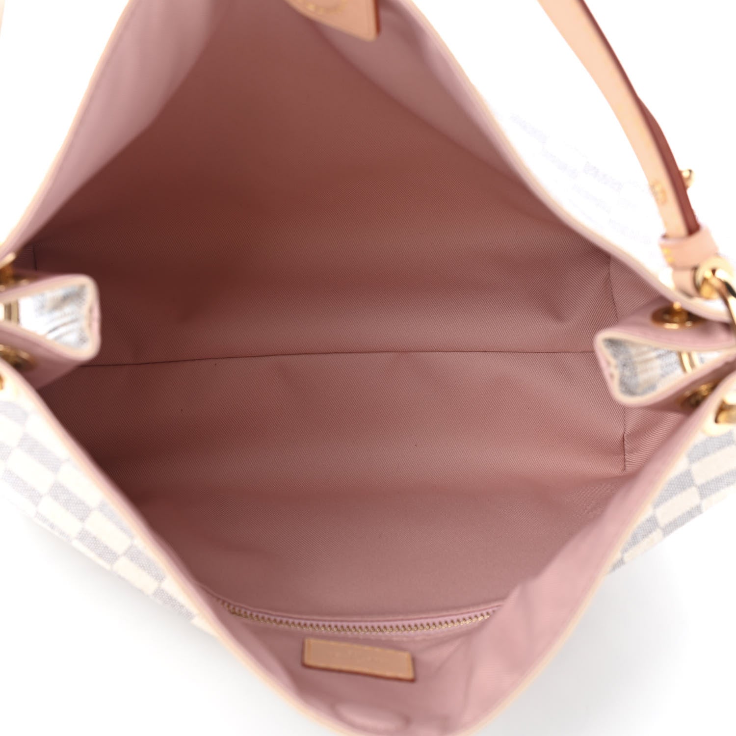 Louis Vuitton Damier Azur Graceful PM Rose Ballerine 4 of 4