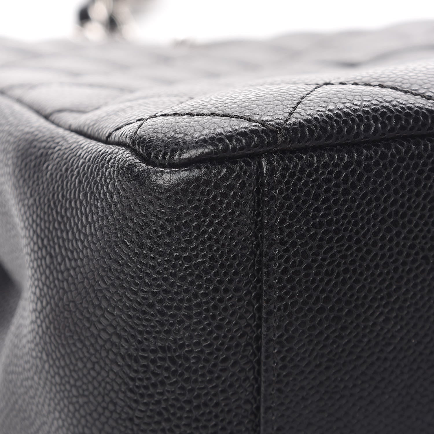 Chanel Caviar Quilted Grand Shopping Tote GST Black 12 of 15