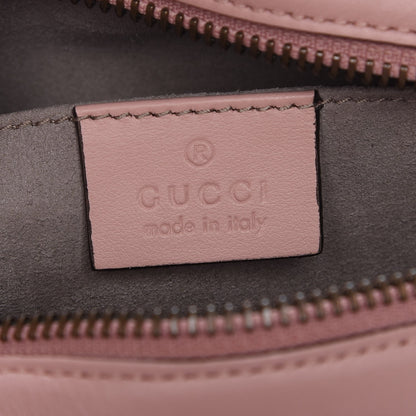 Gucci Calfskin Matelasse Mini GG Marmont Chain Shoulder Bag Perfect Pink 6 of 9