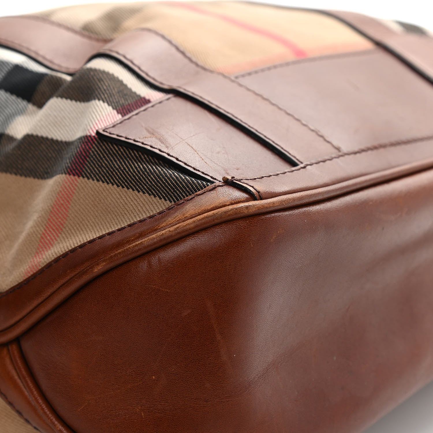Burberry House Check Tote Dark Tan 31 of 31