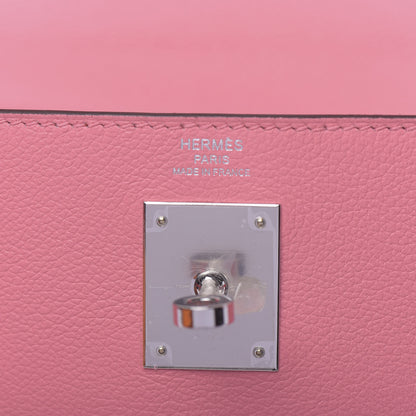 Hermes Evercolor Verso Kelly Retourne 28 Rose D'ete Terre Battue 29 of 42