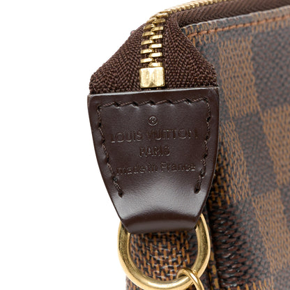 Louis Vuitton Damier Ebene Complice Trunks and Bags Mini Pochette Accessories Red 7 of 9