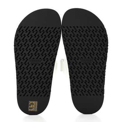 Hermes Calfskin Womens Chypre Sandals 35.5 White 5 of 8