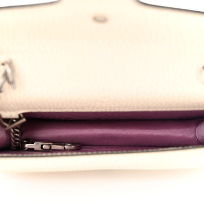 Gucci Dollar Calfskin Crystal Super Mini Dionysus Shoulder Bag Mystic White Black Diamond 5 of 10