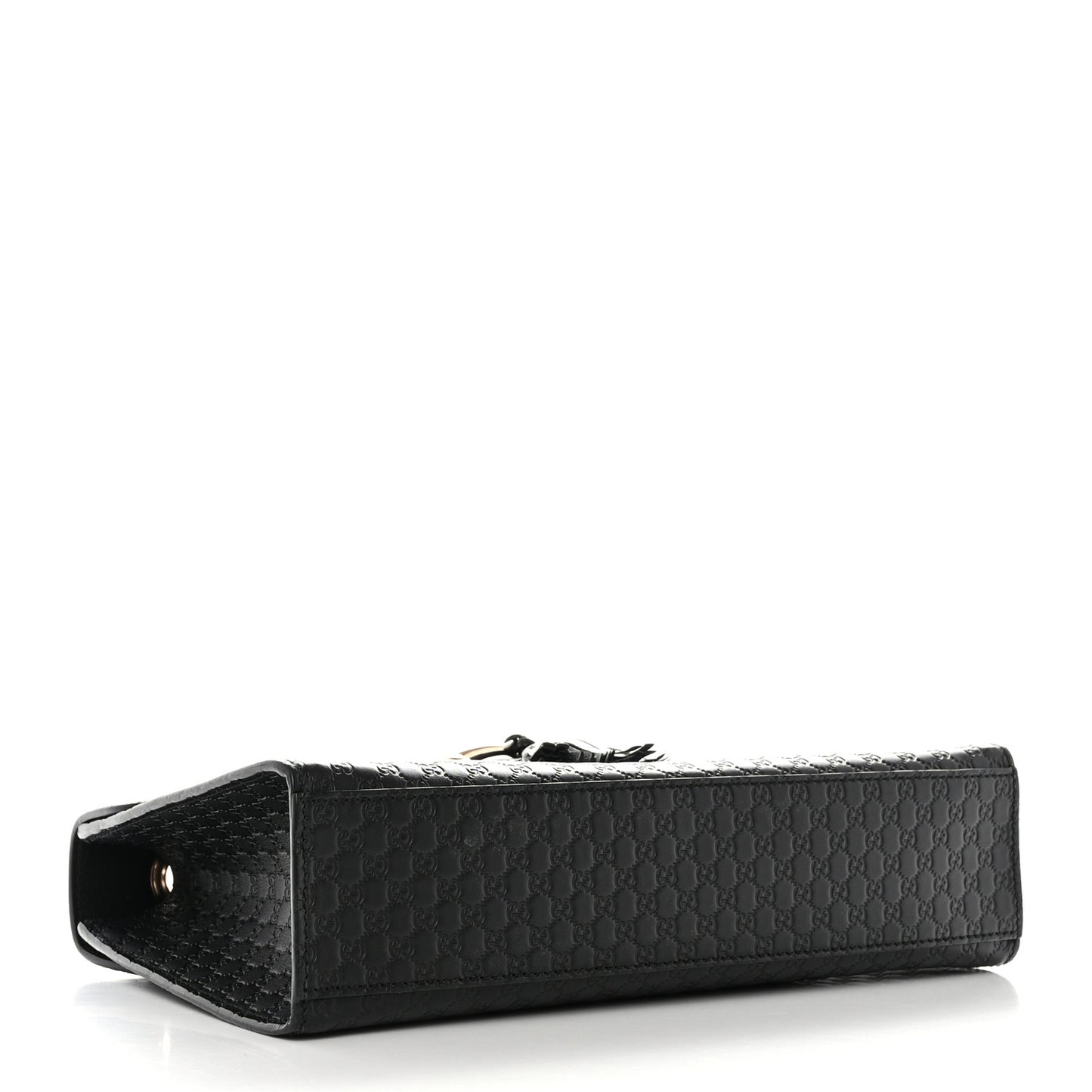 Microguccissima Medium Emily Chain Shoulder Bag Black